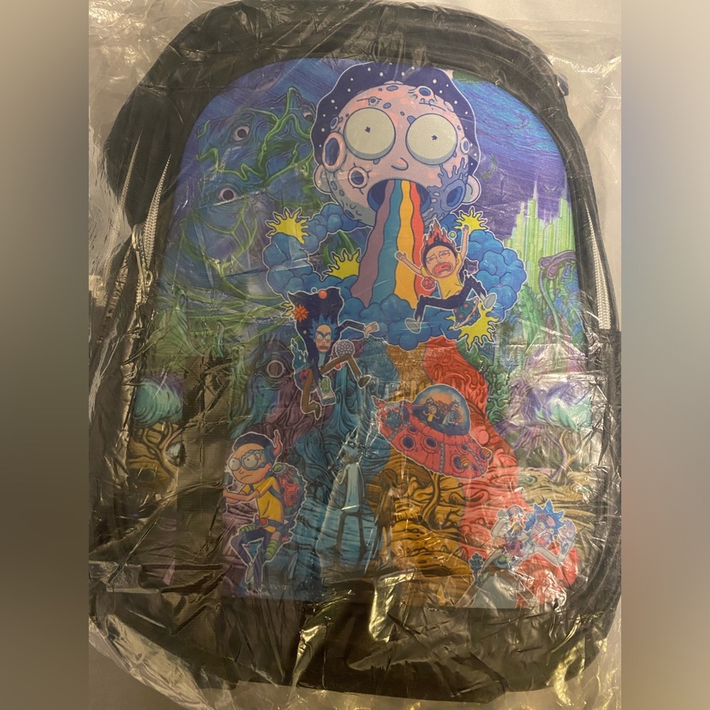 Rick and Morty Bookbag Backpack 3pcs